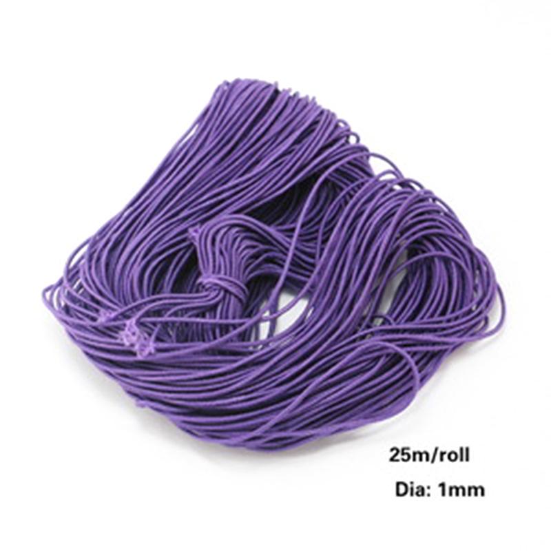Резиновая нить 25 м, 1 мм используется для изготовления ювелирных изделий, ожерелья, браслета, аксессуаров, нити из бисера и эластичной нити.