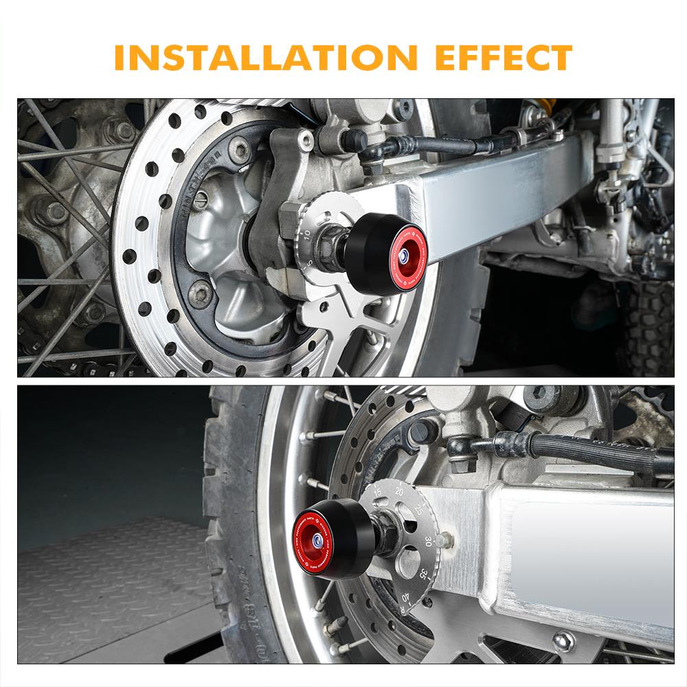 NICECNC For HONDA XR650L XR 650L 650 L 1993-2022 2021 2020 2019 Front Rear Axle Slider Falling Crash Pad Protector Accessories