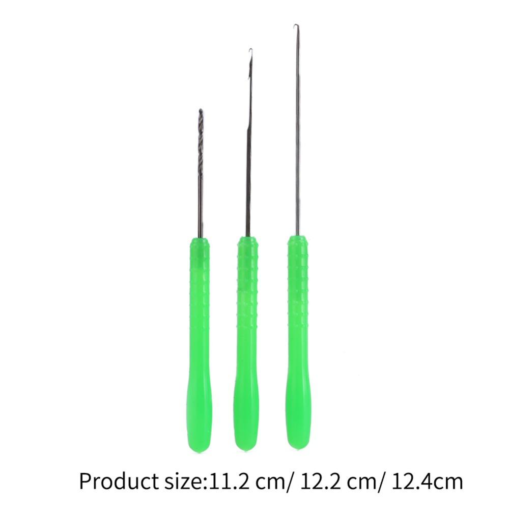 2 Sets Lightweight Fishing Bait Needle Tool 3 in 1 Baiting Stringer Baiting Needle Tool  for Baiting