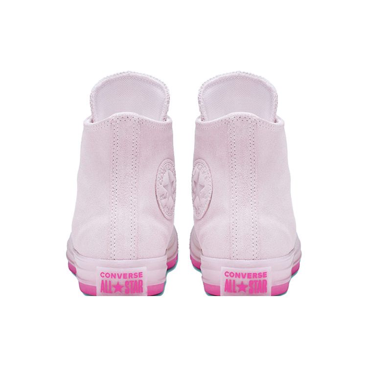 Converse Chuck Taylor All Star Едва Розовые Высокие Кеды из Канваса Унисекс Кеды Розовые 166139C