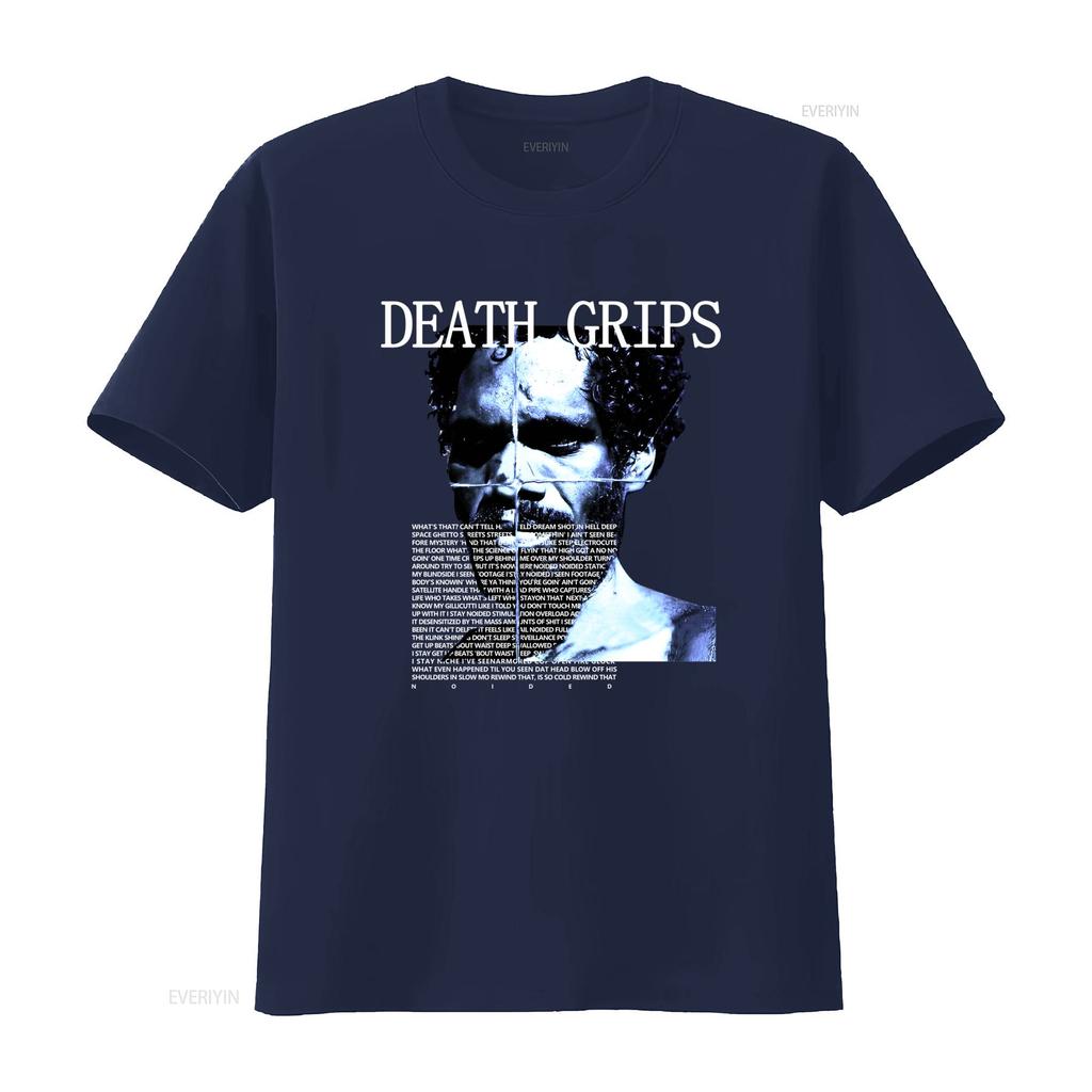 Death Grips Band Noided Album Tour Cotton T Shirt For Sb232 Vintage Slightly Versatile Fashion Top For Everyday Wear