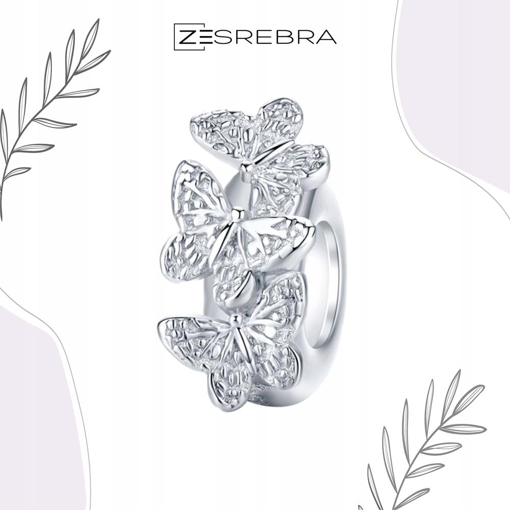 Butterfly Charms 925 Bead S925 Pendant Zircons Beads Butterfly