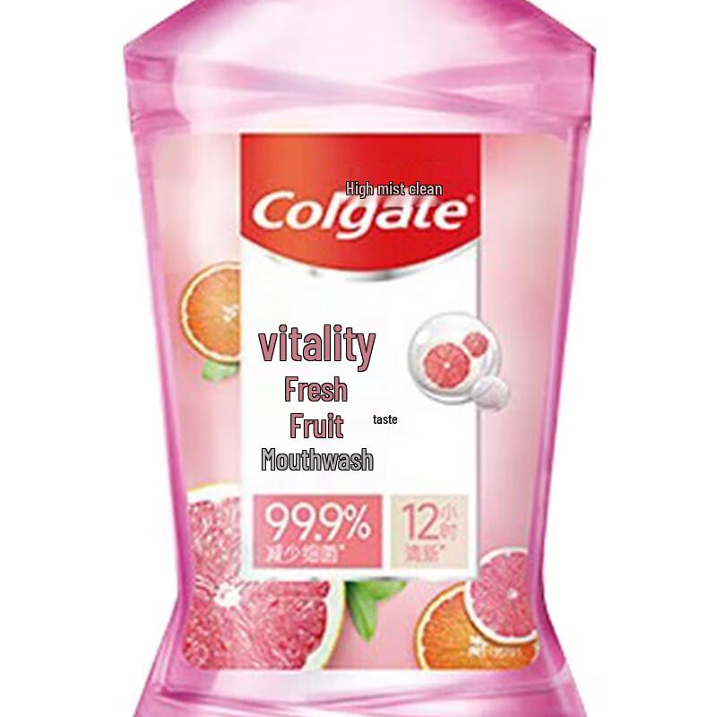 Colgate Освежающий ополаскиватель для полости рта с фруктовым вкусом, двойная упаковка