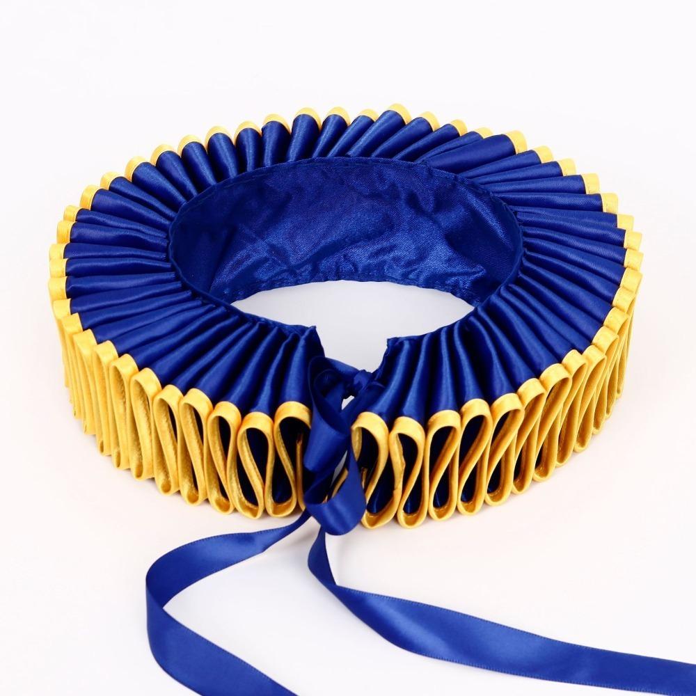 Винтажный Цирковой Клоун Воротник-жабо Викторианский Костюм Ренессанс Накладной Воротник Косплей