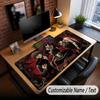 Custom Name Extended Mouse Pad,Death Note Gaming Desk Mat For Home Office Desktop Decor