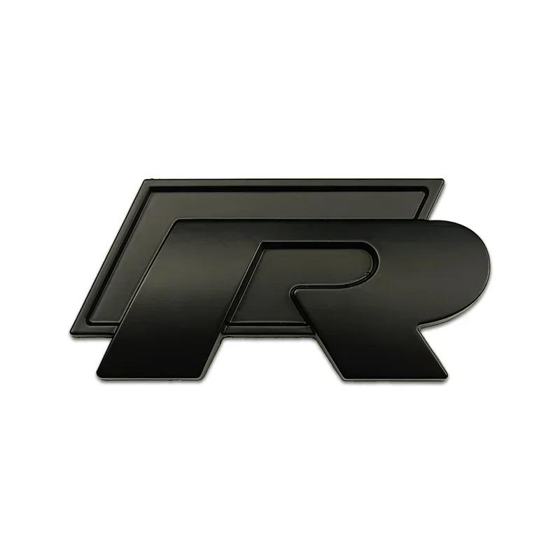 3D Metal R Rline Badge Car Front Grille Emblem Rear Trunk Stickers for Volkswagen VW Golf GTI Jetta Passat B5 Tiguan Touran MK8 Re1