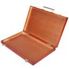 Retro Wooden Painting Tool Storage Box Portable Drawing Oil Painting Case Accessory