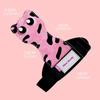 1 Pair Leather Kitty Wrist Straps Non-slip Deadlift Power Straps Cat Fitness Power Straps  Deadlift