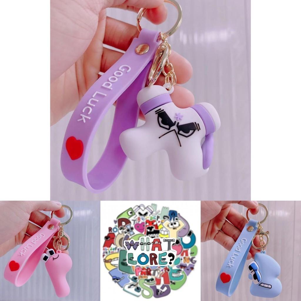 Alphabet Lore Kids Keyring Stickers Toys Pendant Figures Gift