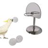 Bird Parrot Basketball Hoop Props Toy Parakeet Balls Puzzle Game Chew Play Toys Pet Accessories