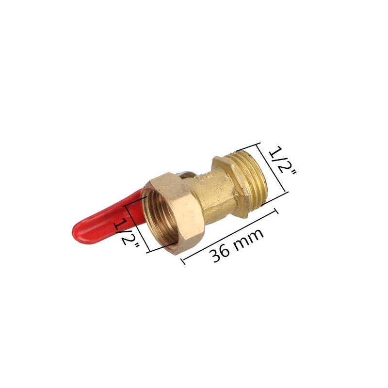1/4 ''3/8'' 1/2 "папа и внутренняя резьба латунный шаровой клапан сельское хозяйство сад водопровод переключатель потока воды Waterstop разъем 1 шт.