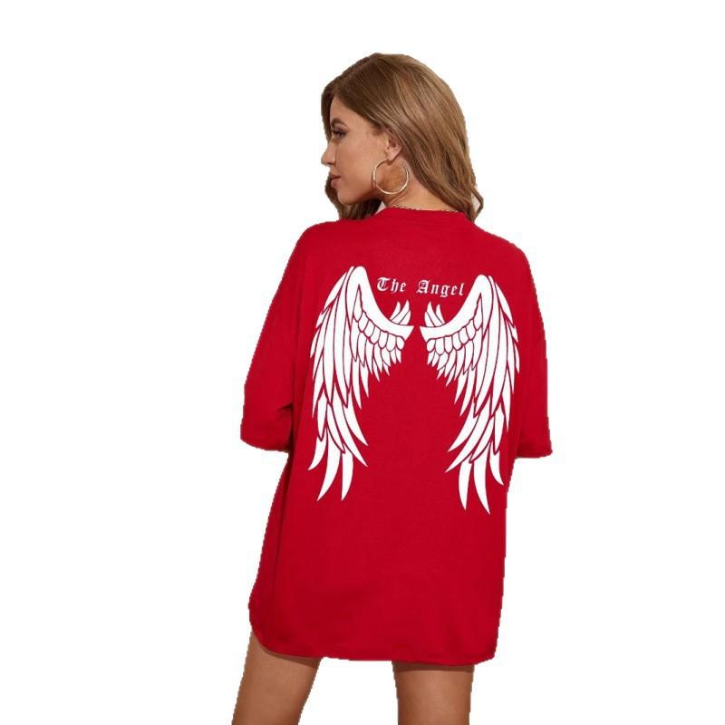 Unisex Loose Fit Cotton Graphic Tee Streetwear Gothic Anime Print Short Sleeve T-Shirt Teens