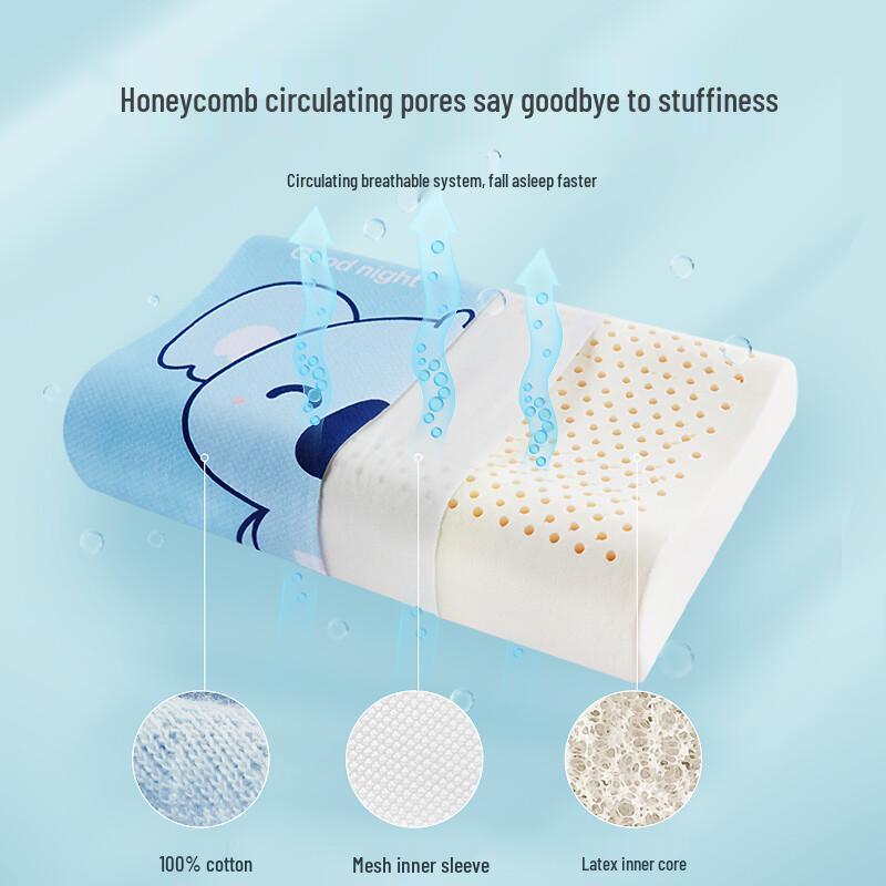 JAGO Natural Latex Pillow for Kids