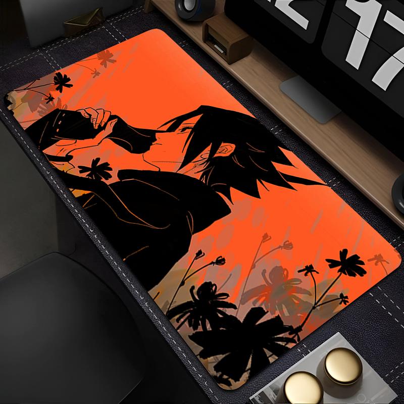 Large Mouse Pad Naruto Sasuke Office Desk Mats PC Gaming Accessories Designed specifically MousePads Laptop Keyboard Mat