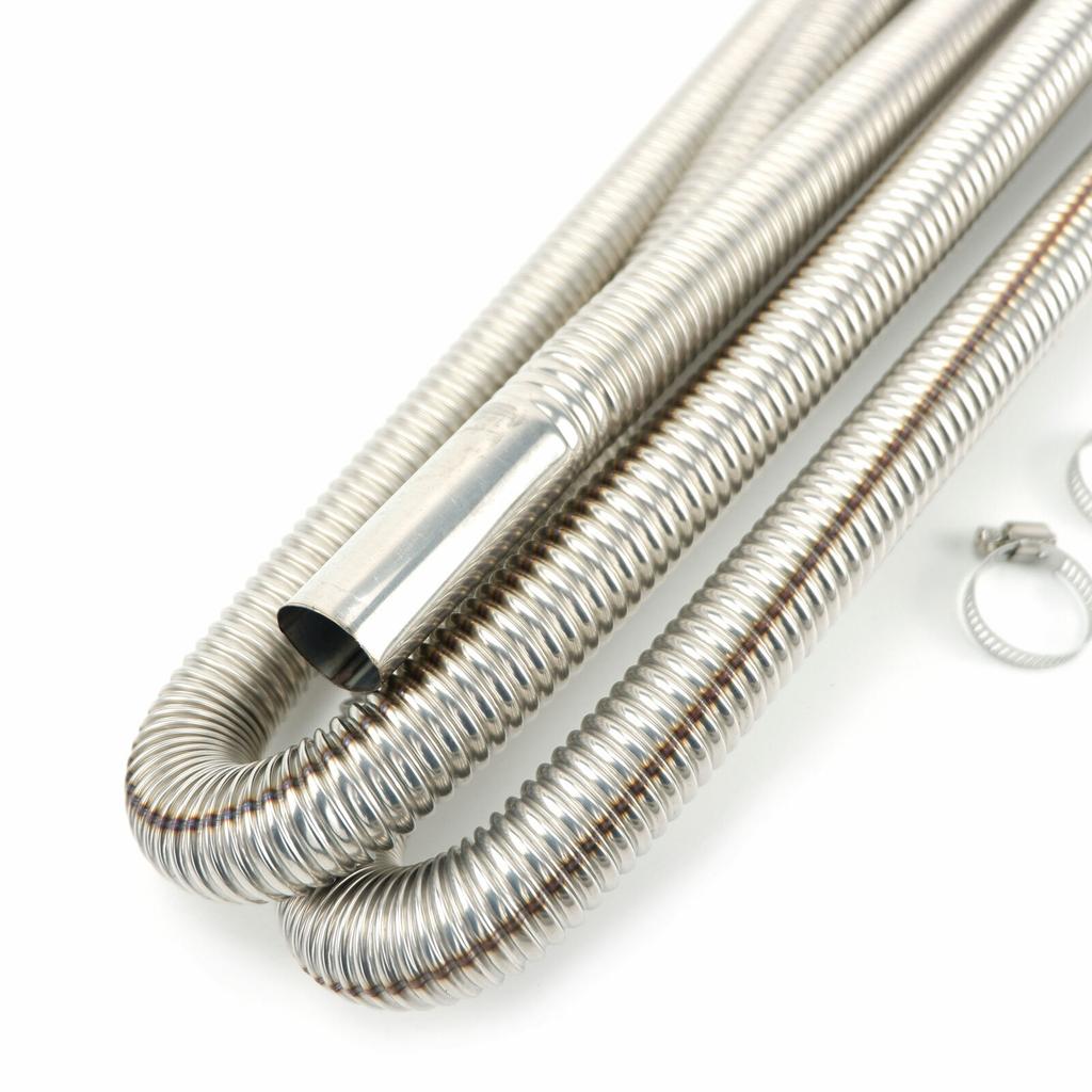 60/100/120/150/200/250/300 см автомобильный воздушный стояночный обогреватель хомуты выхлопной трубы топливный бак выхлопная труба шланг нержавеющая сталь для дизельного обогревателя