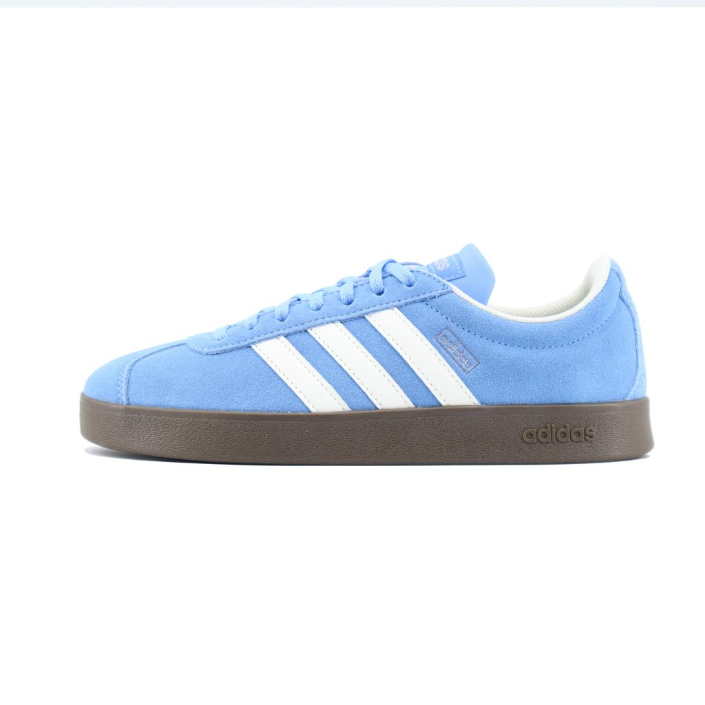 adidas VL COURT 2.0 Кошачья Лапка Нескользящие Износостойкие Низкие Скейтборд Кроссовки Унисекс Синий Белый JS4594(Команда1253-)