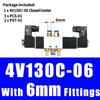 4V130C-06 4V230C-08 Solenoid Valve Control Valve Reversing valve 12v 24V 220v 36V Coil Two-position Five-way 4V330C-10 4V430C-15