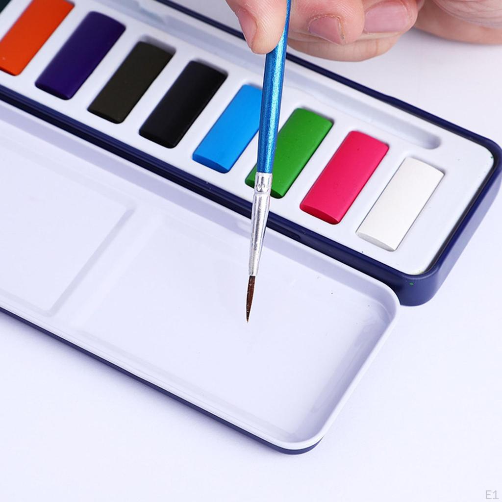 Путешествия Акварельные краски Художественные принадлежности Рисование Тени Наложение слоев Раскрашивание Портативный набор красок Твердая акварель