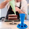 1 Set Piping Bag Holder Pastry Bag Stand with Nozzle Holder Cake Decorating Kit Baking Accessories for Home Kitchen