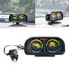 Car HUD Inclinometer Slope Meter Level Tilt Gauge 12V Car SUV Slope Meter 360 Degree Adjustable Base