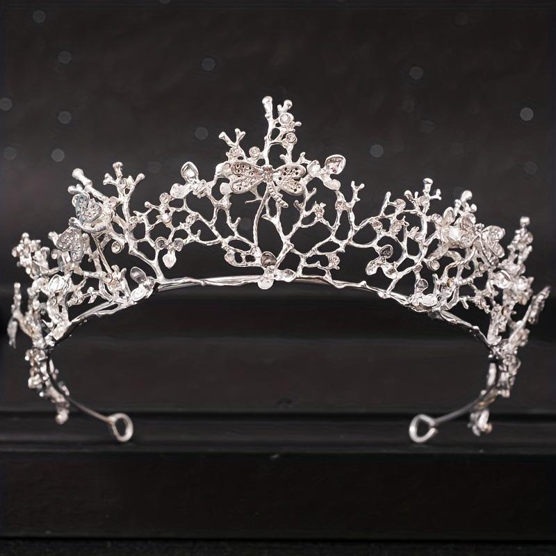 Golden Crown European and American Baroque Crown Wedding Dress Accessories Hair Band Bride's Headwear Crown