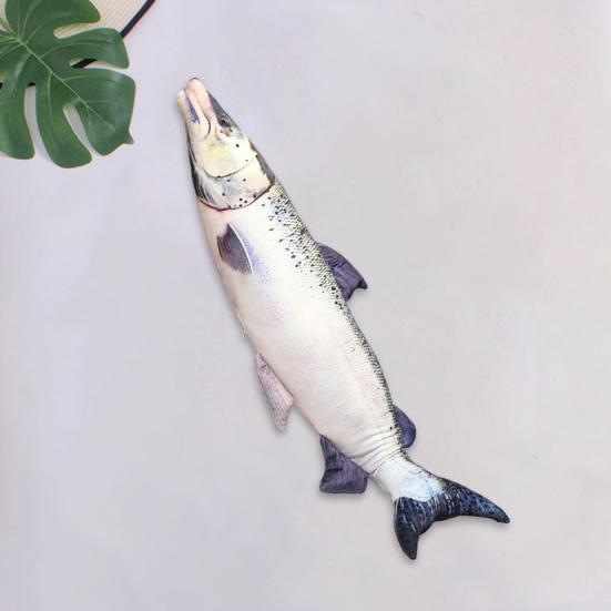 Имитация морской рыбы, плюшевая игрушка, скумбрия, щука, тунец, лосось, плюшевая кукла, спальная подушка, украшение для дома, дети, взрослые, подарок на день рождения, Рождественский подарок