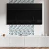 Vinyl Tiles with Pattern for the Living Room Self-Adhesive Leaf Pattern on the Background 9x30x30 cm