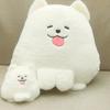 Cute Puppy Samoyed Plush Doll Stuffed Animal Dog Plush Toy Stuffed Dog Keychain  Birthday Gift