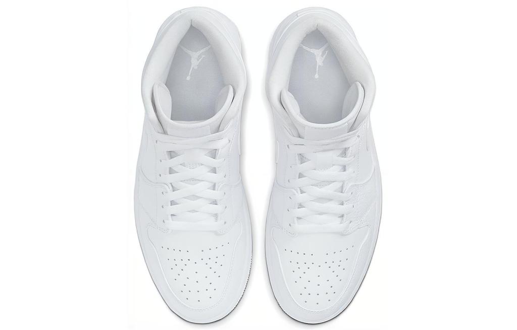 Air Jordan 1 Mid 'Triple White 2020' 554724-130