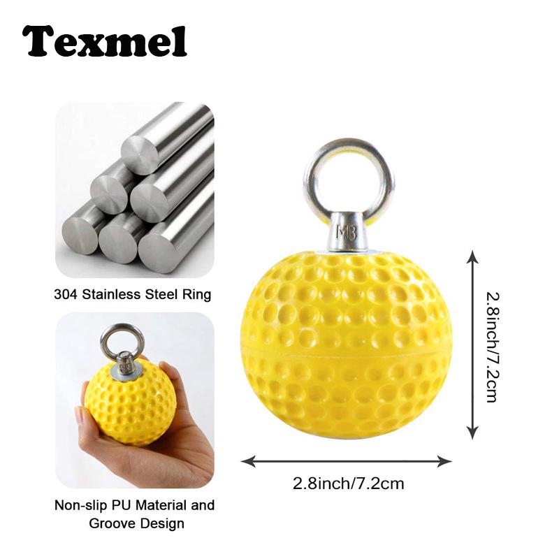 Anti-slip Rock Climbing Pull-up Power Ball Grips - Hand Gripper & Strength Trainer Kettlebell Fitness Exercise Tool