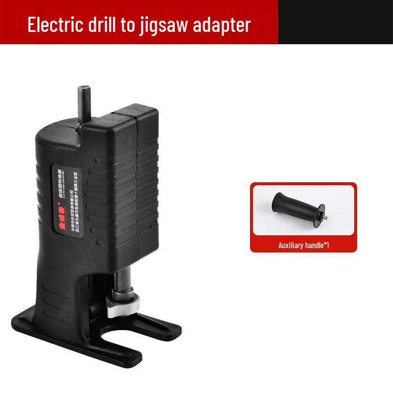 Electric Drill Chainsaw & Jigsaw Conversion Head: Handheld Reciprocating Saber Saw for Woodworking