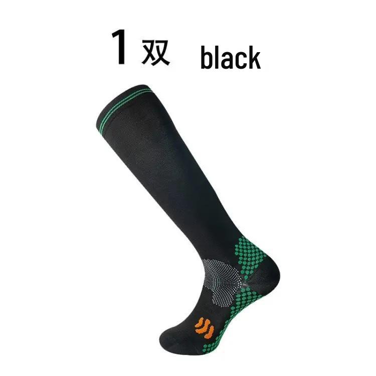 Женские профессиональные спортивные носки выше колена для фитнеса, бега и прыжков со скакалкой