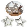 Hollow Out Five-pointed Stars Resin Silicone Mold for DIY Art Craft Gypsum Ornament Home Decor Epoxy Resin Casting Mold