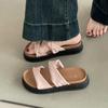 Retro slippers women's spring and summer new casual slippers thick-soled women's fashion