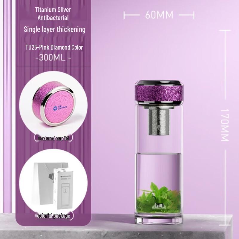 Vientiane Antibacterial Borosilicate Glass Tea Cup