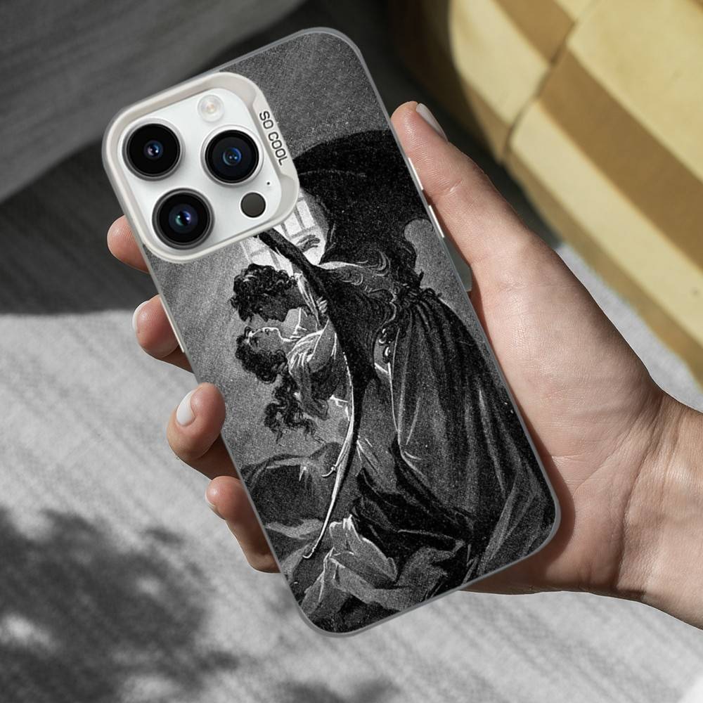 Испания F-Франсиско Гойя Художественный Чехол Для Телефона Для iPhone 16,15,14,13,12,11,Mini,XS,Pro,SE,MAX Белый Матовый Ударопрочный Чехол