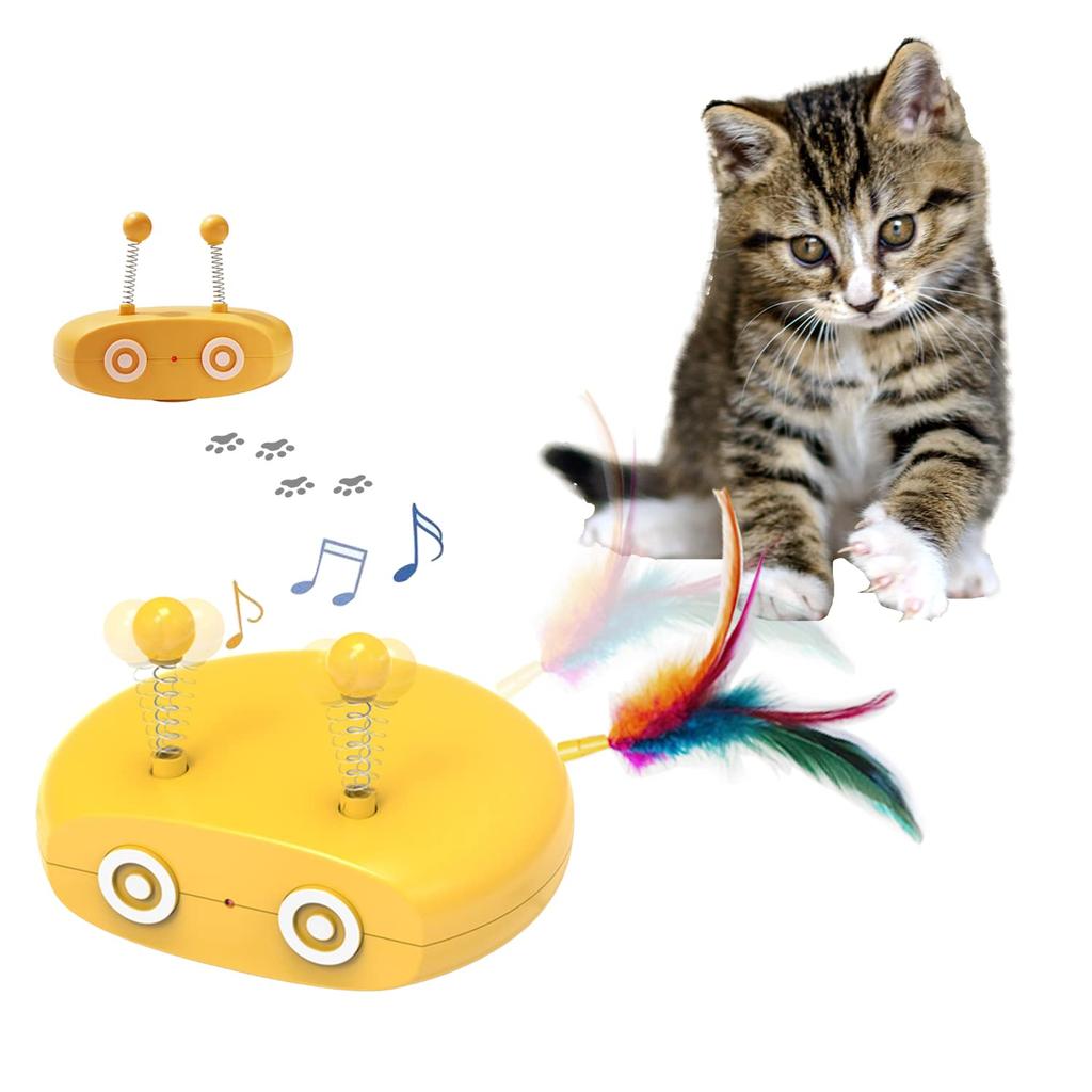 Кошка Автоматическая Кошка 360 градусов Автоматическая Птица Вокальный Дом Кошка Случайный Трудно Получить Поставляется с Натуральными Стимулами Охота Выпускает Снимает Стресс Игрушка,