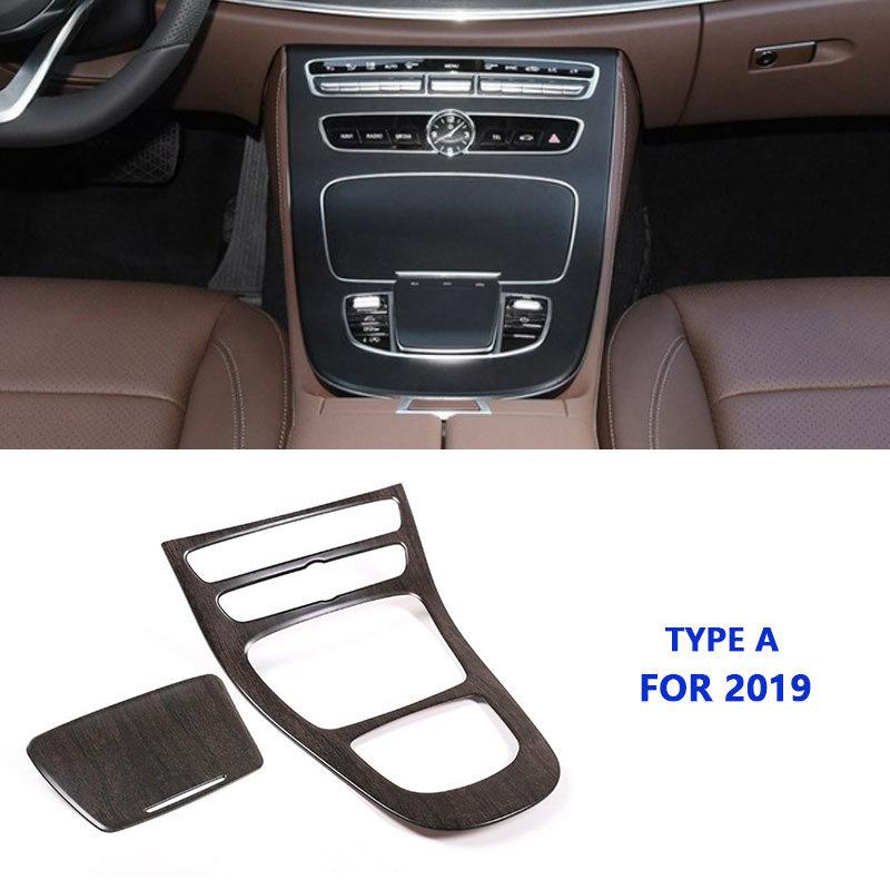 2pcs Car Interior Accessories Center Console Decoration Panel Cover Trim For Mercedes Benz E Class W213 S213 A238 C238 -