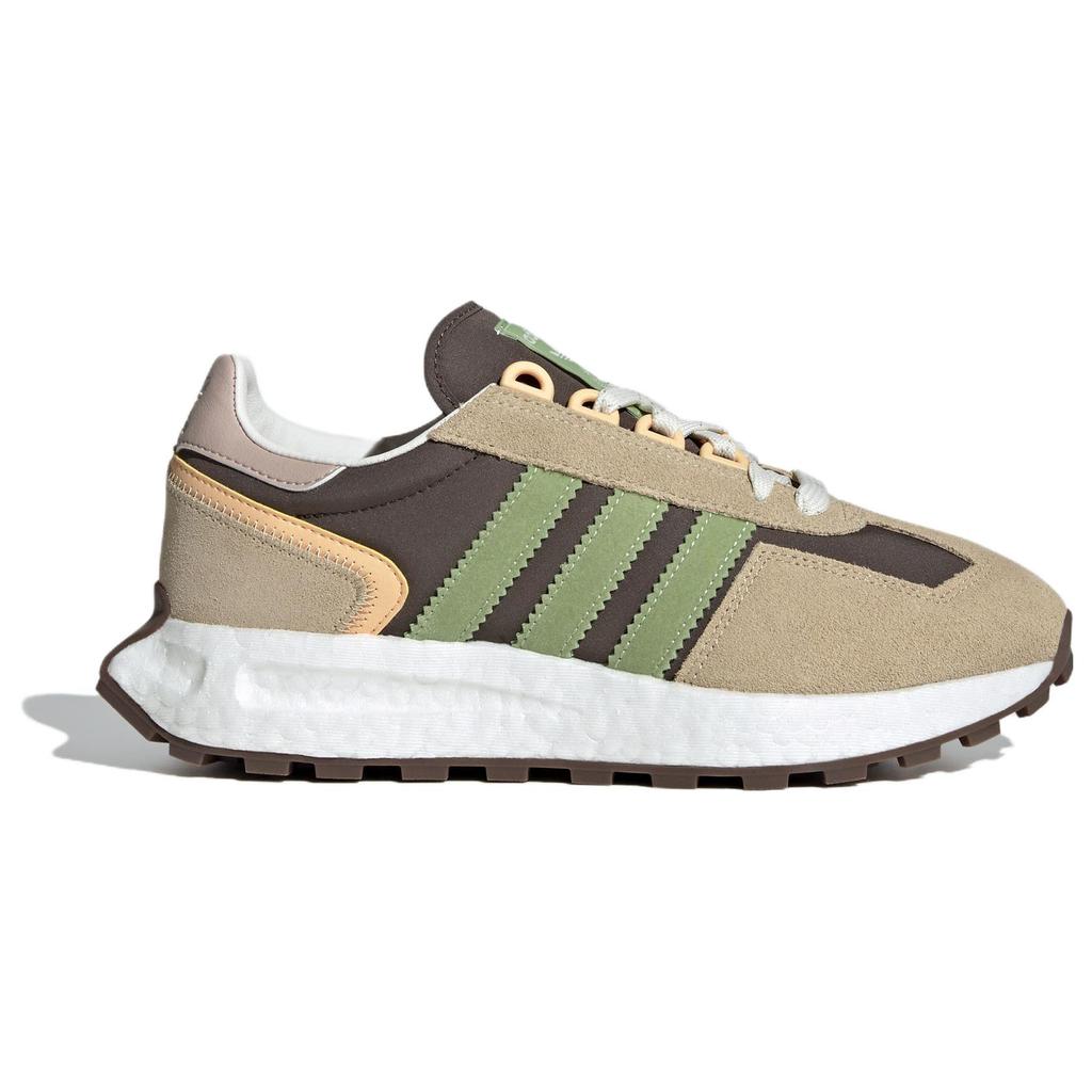 New Adidas Originals Retropy E5 Low Top Casual Running Shoes Women's Brown Green IF3939