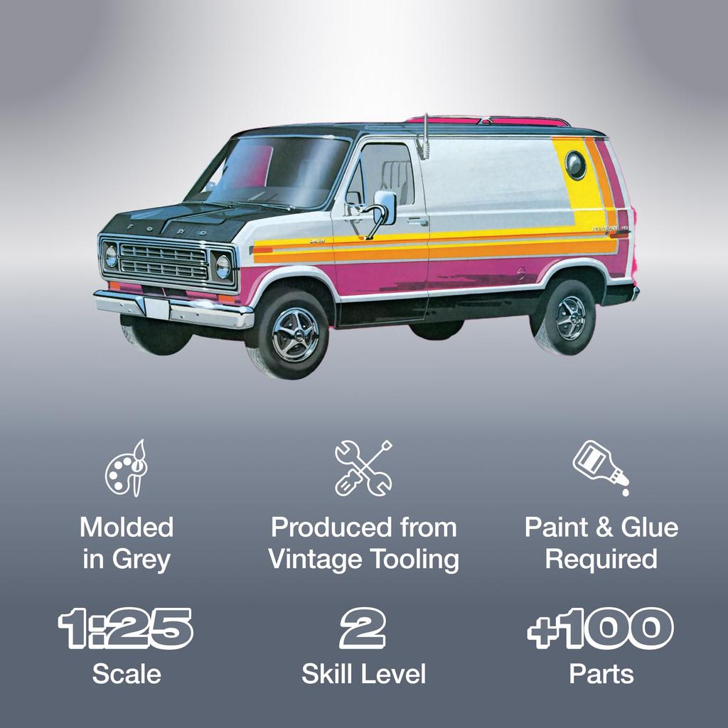AMT 1977 Ford Cruising Van 1/25