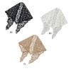 Ethnic Lace Head Scarf for Women Girls Hair Scarf Bandanas Headpiece Turban Hairband Floral Neckscarf Head Accessories
