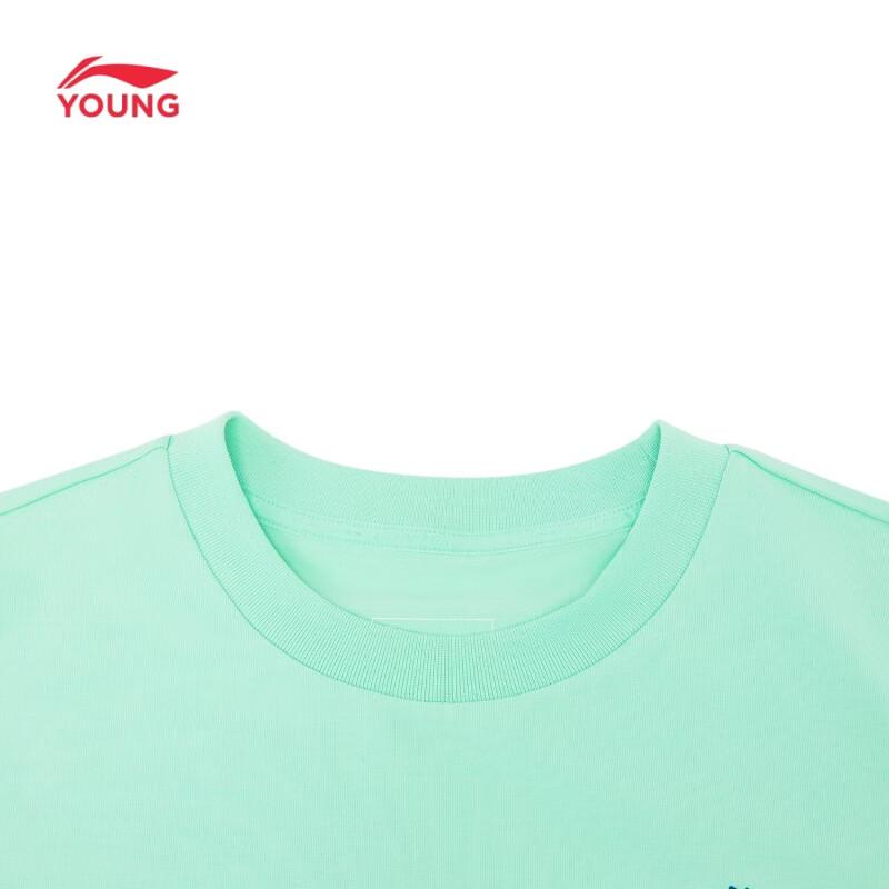 Li-Ning Спортивная футболка с коротким рукавом для мальчиков и подростков