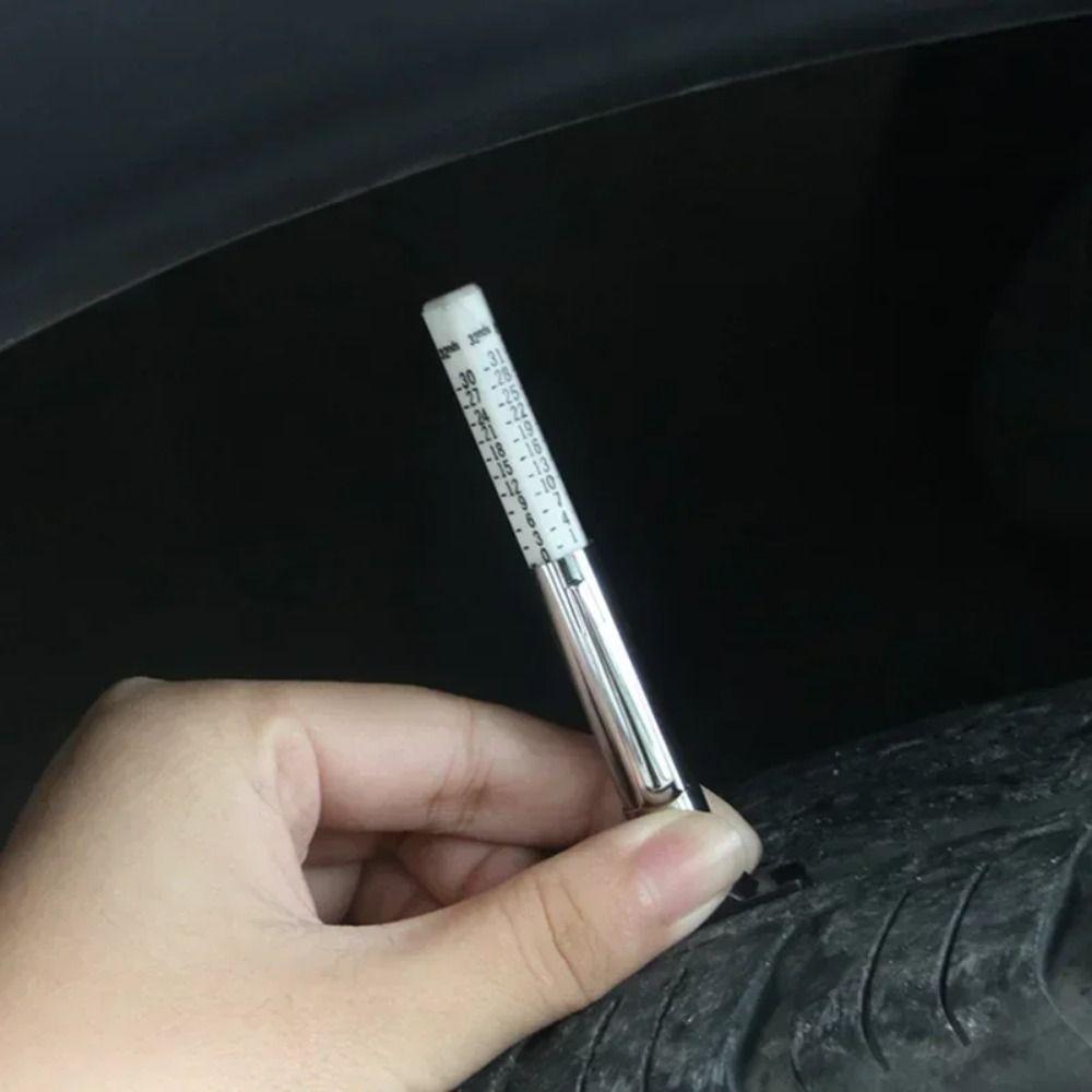 Tread Mark 25mm Car Tyre Measuring Pen Car Tyre Meter Digital Measuring Pen Auto Car