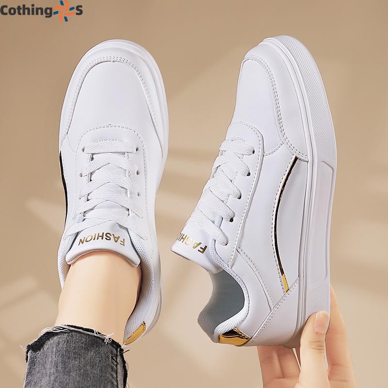 Женские кеды из искусственной кожи на плоской подошве без застежек