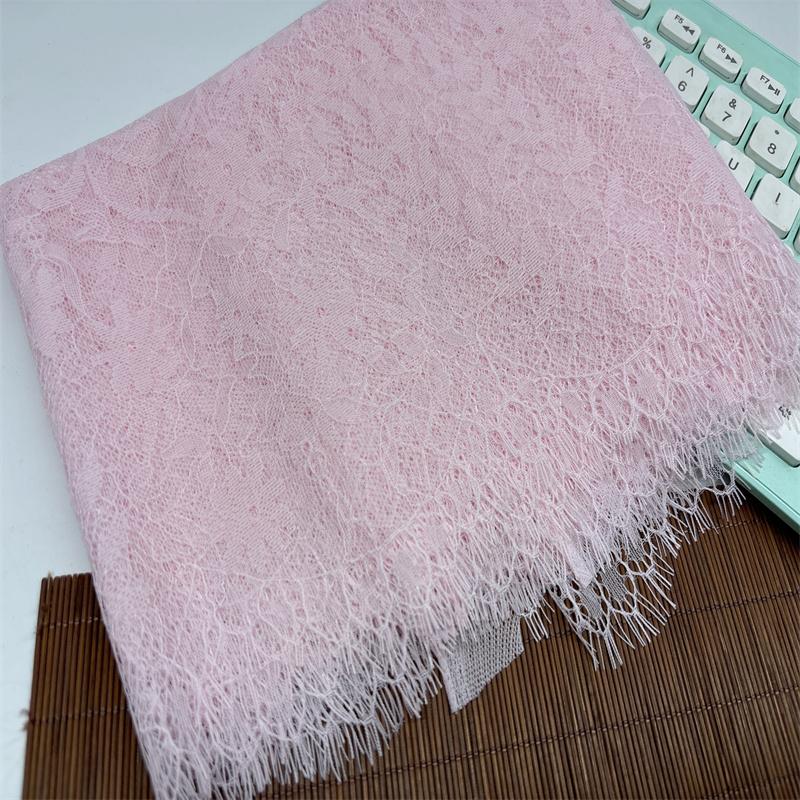 3м х 35см Французское кружево Шантильи, Неэластичное сетчатое кружево с ресничками для шитья, бюстгальтера, нижнего белья, платья, одежды, рукоделия