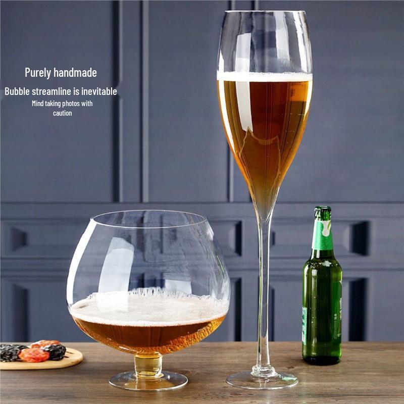 Giant Extra Large Beer and Wine Glass - Hero Cup Stemware, Large Capacity