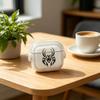 Прозрачно-черный чехол-паук, совместимый с Apple AirPods 1/1/1 Поколения, Защитный чехол Pro с подставкой