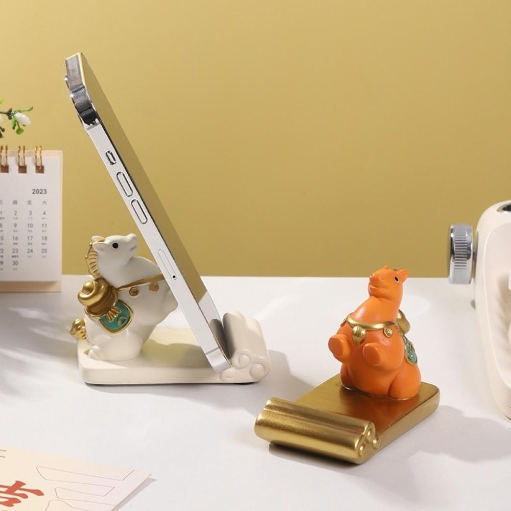 Pony Shape Zodiac Pony Phone Holder Horse Mascot Cell Phone Bracket Mobile Phone Stand Small Gifts