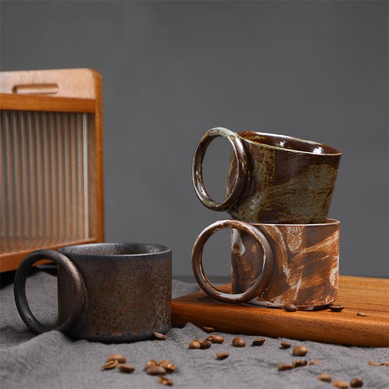 Creative Medieval Ceramic Mug Vintage Coffee Cup Ceramic Cup Nordic Afternoon Tea Cup