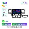 GPS Navigation Android 14 for Toyota Fortuner Hilux Revo Vivo 2007 - 2015 Car Video Multimedia Player Split Screen 4G Bluetooth
